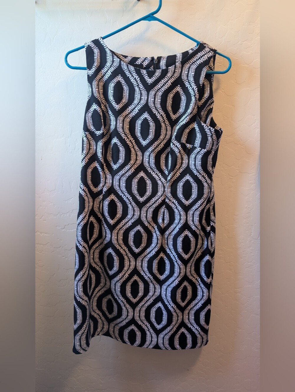 Alyx Black and White Geometric Mini Dress